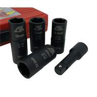 Flip Socket Kit, 5 Pieces, 1/2" Drive Size Par Equipment