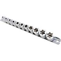Flat-Cut E-"Star" Socket Set, 11 Pieces, 3/8" Drive Size Par Equipment