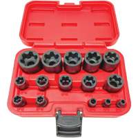 EP "Star" Plus Socket Set, 15 Pieces, 1/4"/3/8"/1/2" Drive Size Par Equipment