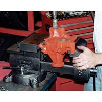 KT4800 Professional Reversible Mechanics Vise, 8" Jaw Width, 4-7/8" Throat Depth, Swivel Base Par Equipment