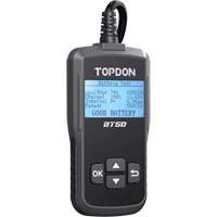 Testeur de batterie, de charge et de d&eacute;marrage BT50 avec imprimante Par Equipment