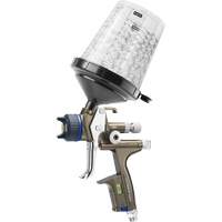 Pistolet de peinture de premi&egrave;re qualit&eacute; pour peinture automobile avec psi num&eacute;rique X5500 RP 1,3 I RPS D, Entr&eacute;e d'air 1/4" NPT, 10,24 pi³/min, Capacit&eacute; 0,6 L/0,9 L, 0,17 psi Par Equipment