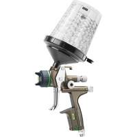 Pistolet de peinture de premi&egrave;re qualit&eacute; pour peinture automobile avec psi num&eacute;rique X5500 HVLP 1,2 I RPS D, Entr&eacute;e d'air 1/4" NPT, 15,19 pi³/min, Capacit&eacute; 0,6 L/0,9 L, 0,17 psi Par Equipment