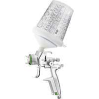 Pistolet de peinture de premi&egrave;re qualit&eacute; 4400?B HVLP?1,0 SR avec godet RPS 0,3?L, pour les retouches de finitions automobiles, Entr&eacute;e d'air 1/4" NPT, 4,24 pi³/min, Capacit&eacute; 0,3 L, 0,14 psi Par Equipment