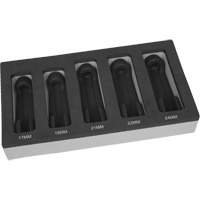 Jeu de 5 douilles pour conduites avec plateau en mousse Par Equipment