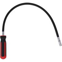 Tournevis flexible extra-long avec adaptateur carr&eacute; 1/4" x hexagonal 1/4" Par Equipment