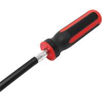 Tournevis flexible extra-long avec adaptateur carr&eacute; 1/4" x hexagonal 1/4" Par Equipment