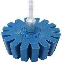 Conical Gear Eraser Wheel with Quick-Connect Arbor Adapter Par Equipment