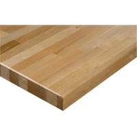 Hardwood Workbench Top, 60" W x 36" D, Square Edge, 1-1/4" Thick FN370 | Par Equipment