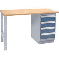 Industrial Duty Workbench, 1000 lbs. Cap., 36" W x 72" D, 34" H Par Equipment