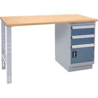 Industrial-Duty Workbench, Door w/ Drawer Combination, 1000 lbs Cap., 72" W x 30" D, 34" H Par Equipment