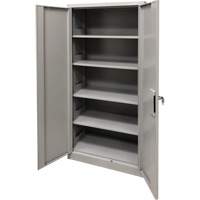Storage Cabinet, Steel, 4 Shelves, 78" H x 36" W x 24" D, Grey FN426 | Par Equipment