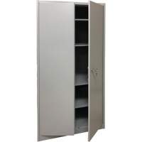 Storage Cabinet, Steel, 4 Shelves, 78" H x 36" W x 24" D, Grey Par Equipment