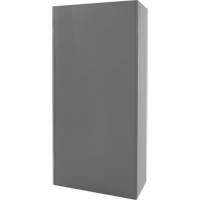 Armoire de rangement combin&eacute;e, 36" la x 18" p x 72" h, Gris Par Equipment