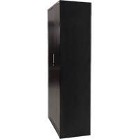 Hi-Boy Storage Cabinet, Steel, 4 Shelves, 72" H x 36" W x 18" D, Black Par Equipment