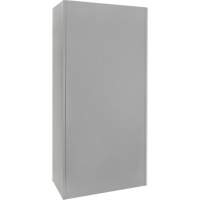 Wardrobe Storage Cabinet, Steel, 36" W x 18" D x 72" H, Grey Par Equipment