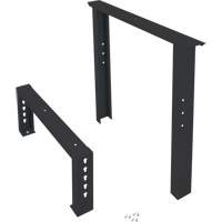 Pattes d'&eacute;tabli pour service industriel, Acier, 30" p x 34" h, Simple Par Equipment