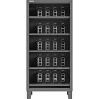 Heavy-Duty Open Front Cabinet with Dividers, Steel, 0 Drawers, 36" x 24" x 78", Grey Par Equipment
