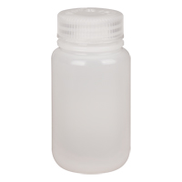 Wide-Mouth Bottles, Round, 4 oz., Plastic Par Equipment