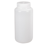 Wide-Mouth Bottles, Round, 8 oz., Plastic Par Equipment