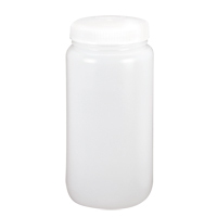 Wide-Mouth Bottles, Round, 1 gal., Plastic Par Equipment