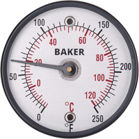 Surface Thermometers, Contact, Analogue, 0-250°F (-20-120°C) Par Equipment
