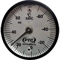 Thermomètre de surface magnétique, Contact, Analogique, -56.7-21.1°F (-70-70°C) HB678 | Par Equipment
