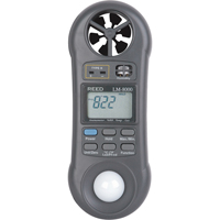 Thermo-anémomètre avec certificat ISO, Sans enregistrement des données, Gamme de vélocité d'air de 0,2 - 30,0 m/sec NJW113 | Par Equipment