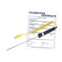 Sonde thermocouple pour l'air/gaz (comprend certificat ISO), 900 °C (1652°F) Temp. max. Par Equipment