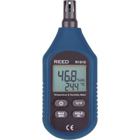 Thermomètre & hygromètre compact, 0,0% - 100% RH, 14°- 140° F ( -10° - 60° C ) IB974 | Par Equipment
