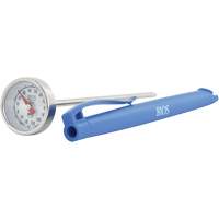 Thermomètre à cadran 1 po/2,5 cm °C seulement avec manchon d'étalonnage, Contact, Analogique, 0,4-230°F (-18-110°C) IC665 | Par Equipment