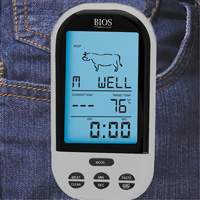 Thermomètre à viande et à volaille sans fil, Contact, Numérique, 32-482°F (0-250°C) IC669 | Par Equipment