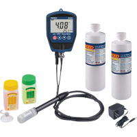 pH/mV Meter with Buffer Solution & Power Adapter Kit Par Equipment