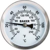 Thermomètre de surface tuyau, Sans contact, Analogique, 32-250°F (0-120°C) IC996 | Par Equipment