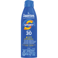 &eacute;cran solaire r&eacute;sistant &agrave; l'eau Sport, FPS 30, A&eacute;rosol Par Equipment