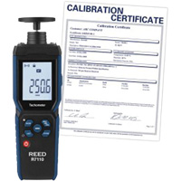 Combination Contact & Laser Photo Tachometer with Traceable Certification, Contact/Photo (Non Contact) Par Equipment