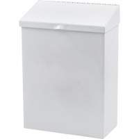 R&eacute;cipient en m&eacute;tal pour les produits menstruels Health Gards Par Equipment