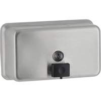 Surface-Mounted Horizontal Soap Dispenser, Push, 1200 ml Capacity JB097 | Par Equipment