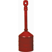 Heavy-Duty Butt Cans, Free-Standing, Steel, 5 US gal. Capacity, 38-1/2" Height Par Equipment