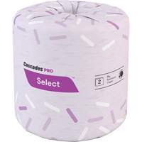 Papier hygi&eacute;nique Pro Select, 2 Pli, 500 Feuilles/Rouleu, Blanc Par Equipment