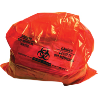 Sacs pour d&eacute;chets bio-m&eacute;dicaux Sure-Guard, Biorisque, 38" lo x 30" la, 2 mil Par Equipment