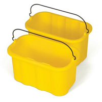 Seau porte-accessoires Executive Series, Capacit&eacute; de 2.5 gal. US (10 pintes), Jaune Par Equipment