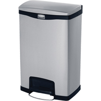 Slim Jim&reg; Waste Container, Stainless Steel, 13 US gal. Capacity Par Equipment