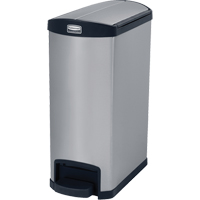 Slim Jim&reg; Waste Container, Stainless Steel, 13 US gal. Capacity Par Equipment