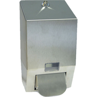 Distributeur de savon en acier inoxydable, À pression, Capacité de 1000 ml, Format Cartouche de recharge JH176 | Par Equipment
