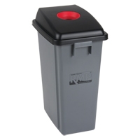 Recycling & Garbage Bin with Classification Lid, Plastic, 16 US gal. Par Equipment