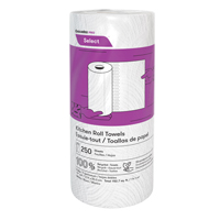 Pro Select™ Kitchen Towel Roll, 2 Ply, 250 Sheets/Roll, 8" W, 11" L x JI385 | Par Equipment