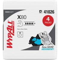 Essuie-tout X80, Robuste, 12-1/2" lo x 12" la Par Equipment