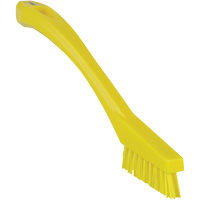 Brosse &agrave; recoins, Soies Ferme, Longueur de 8", Jaune Par Equipment