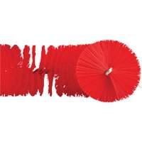 Brosse recourb&eacute;e, Soies Moyen/Ferme, Longueur de 15-1/2", Rouge Par Equipment